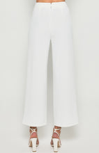 Wide Leg Pants with Front Chain Detail
