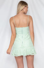 Thin Strap Lace Dress with Underwire Detail